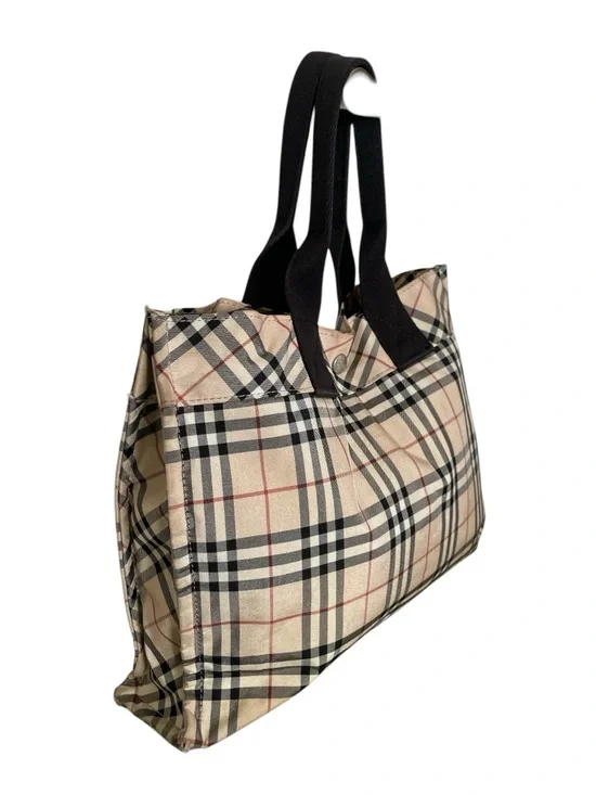 BURBERRY Nova Check Blue Label Nylon Hand Bag - Picture 2 of 16